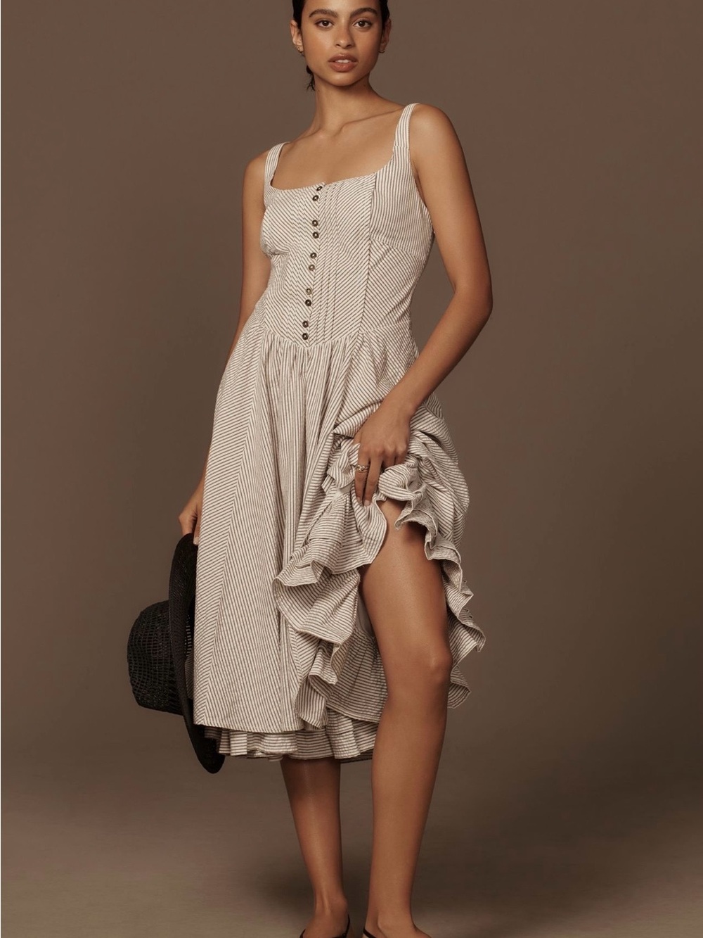 Anthropologies Pilcro Midi Dress